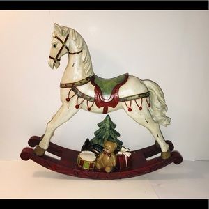Christmas Rocking Horse 11" height